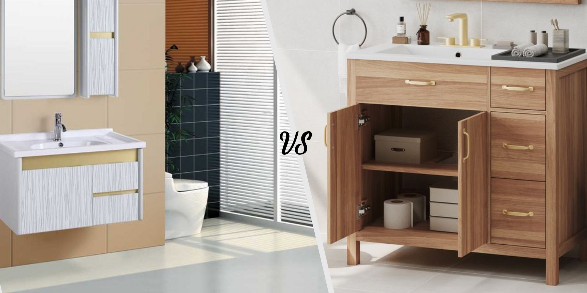 PVC Cabinet for Bathroom vs Solid Wood
