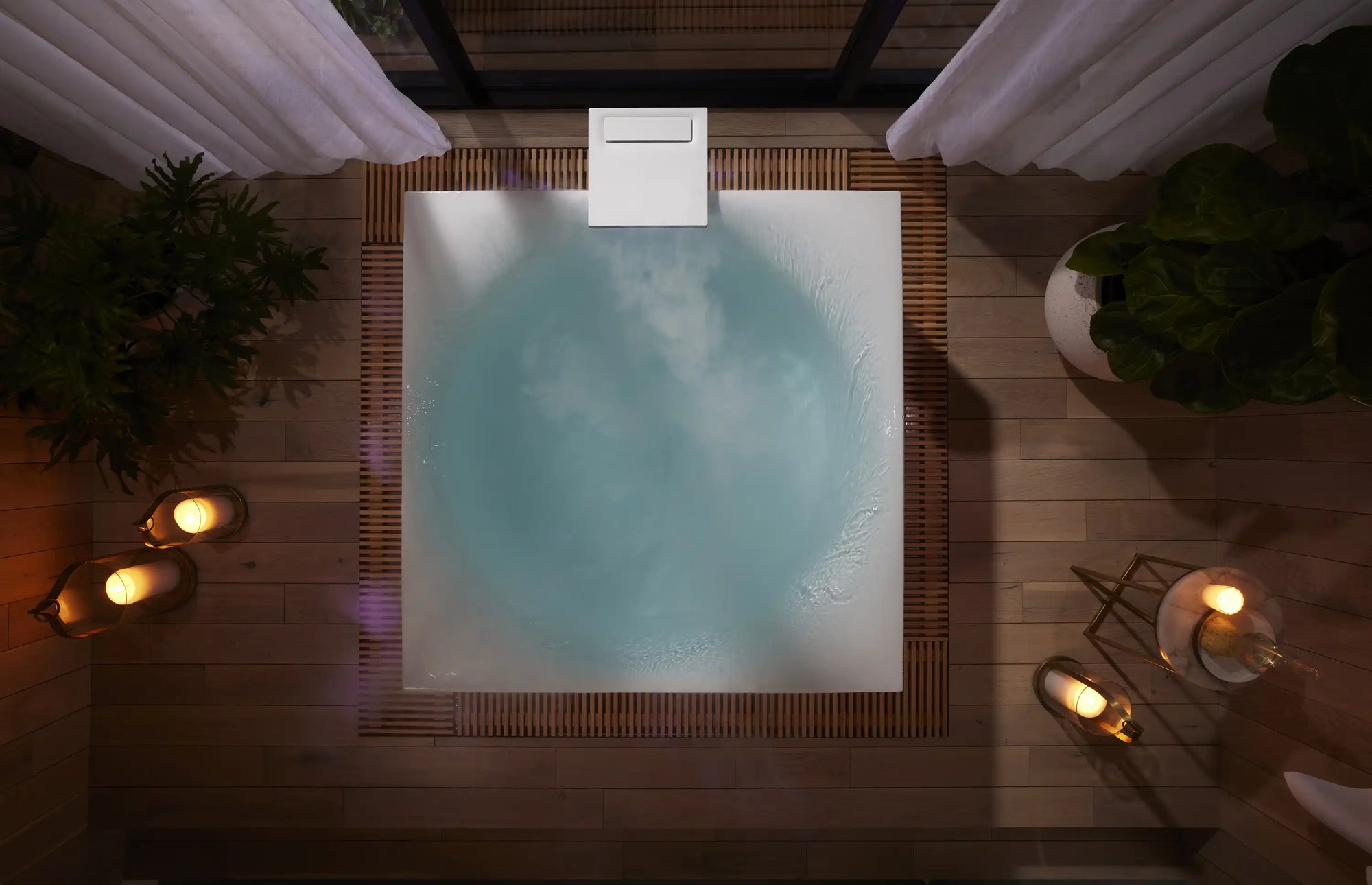Modern smart tub with water jets – ideal bathtub replacement option