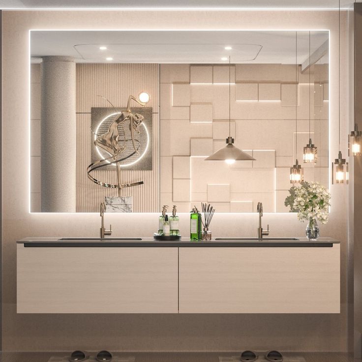 Health and Hygiene: Easy-to-Clean Bathroom Wall Mirrors for Busy Homes