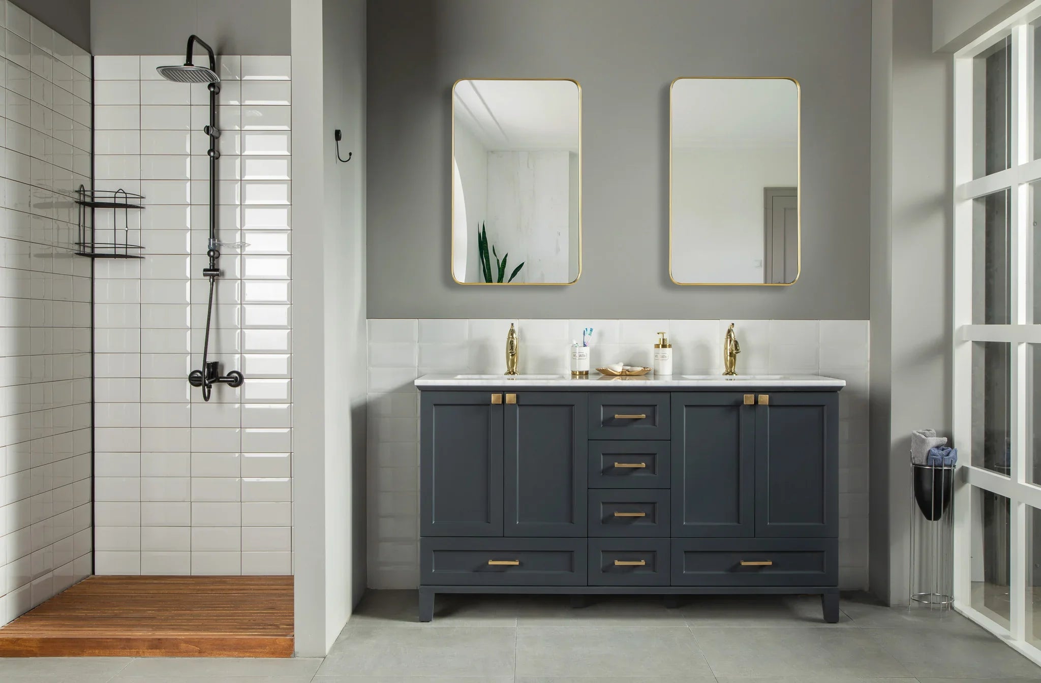 Why Charcoal Gray Bathroom Cabinets Are Essential for Modern Design ...
