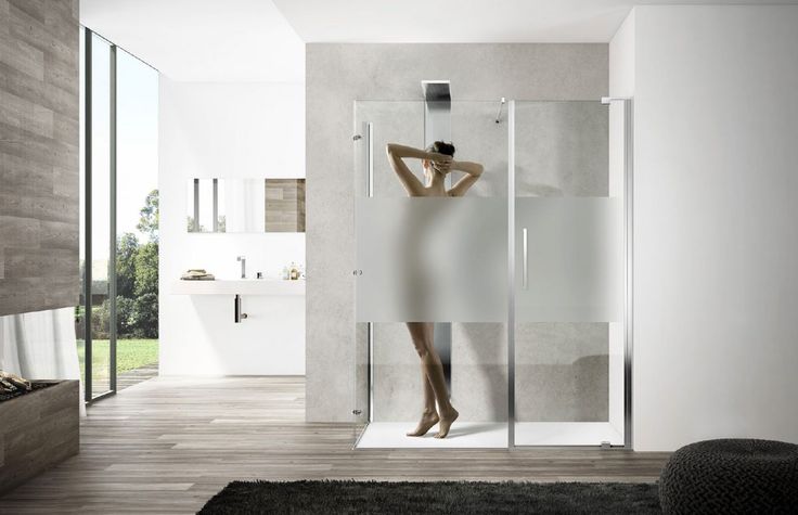 Frosted Glass Shower Enclosure: Enhance Bathroom Privacy & Style