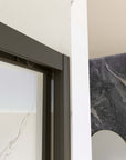56-60" X 70" Double Sliding Shower Door with Matte Black Hardware color: Matte Black