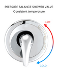 Briar 2-in-1 Dual Shower System with Tub Spout - Chrome