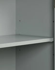 Norrin 67.3" Grey Tall Narrow Bathroom Storage Cabinet with Drawer & Shelves