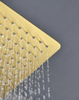 Lorton 12" Brushed Gold Rain Shower Head