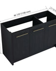 Freestanding Bathroom Vanity Cabinet - Base Only size: 47 X 18