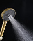 Auralen Series 10.3" Brushed Gold 3-Setting Handheld Shower Head