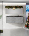 Holiday-styled 60 x 19 vanity for industrial bathroom vanity ideas | Ace Decor