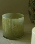 Liuli Glass Brush & Candle Holder