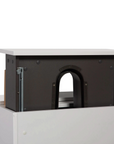 Floating Bathroom Vanity with Resin Top Basin & Soft Close Drawers - Modern Wall-Mounted Storage Cabinet color:White