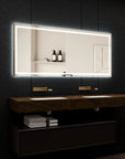 Adjustable LED Bathroom Vanity Mirror with Brightness Memory – Anti Fog