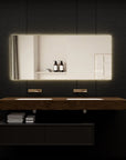 Adjustable LED Bathroom Vanity Mirror with Brightness Memory – Anti Fog