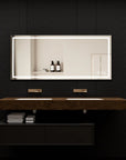 Adjustable LED Bathroom Vanity Mirror with Brightness Memory – Anti Fog