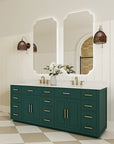 Breshia Series 84" Bathroom Vanity with Double Sink