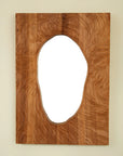 Eon Series 20" Rectangular Rosewood Bathroom Decorative Wall Mirror