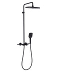 Avenly 52 in. Thermostatic Exposed Shower System in Matte Black