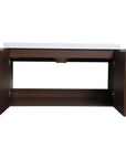 Front view of the Monterey 36 inch bathroom vanity showing ample storage space.