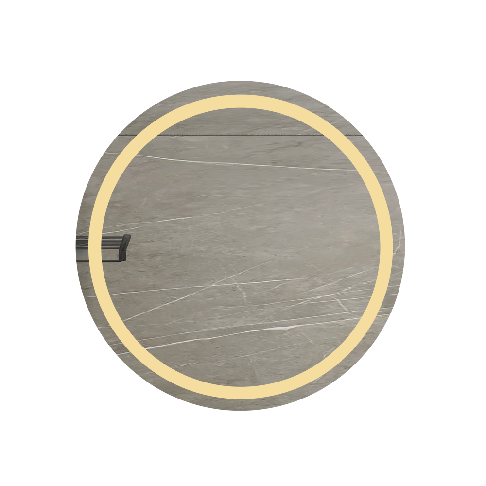 Aureal 28'' Round Polished LED Bathroom Vanity Mirror