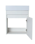 18'' Floating Bathroom Vanity with White Resin Sink & Soft-Close Door