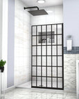 34" x 72" Single Fixed Shower Door