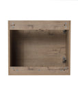 22 inch 22 bathroom vanity and sink combo back view showing wall-mount installation structure | Ace Decor