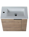22 inch 22 bathroom vanity and sink combo with integrated ceramic sink top view | Ace Decor
