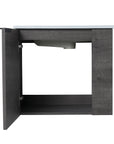 22” Wall-Mounted Floating Bathroom Vanity Sink – 3 Colors, 1 Storage Space, Side Faucet