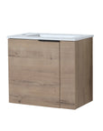 22” Wall-Mounted Floating Bathroom Vanity Sink – 3 Colors, 1 Storage Space, Side Faucet