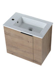 22 inch 22 bathroom vanity and sink combo modern wood cabinet with integrated ceramic sink | Ace Decor