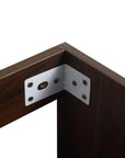 36" wall mounted single bathroom vanity reinforced corner bracket construction | Ace Decor