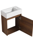 Bathroom Vanity with Single Sink and Soft-close Door for Small Spaces