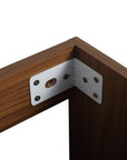 Elmora Series 18" Wall-Mounted Bathroom Vanity with Ceramic Sink – Modern Walnut Finish