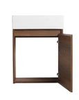 Bathroom Vanity with Single Sink and Soft-close Door for Small Spaces