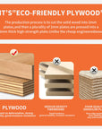 22 inch 22 bathroom vanity and sink combo showing eco-friendly plywood construction | Ace Decor