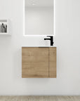 22 inch 22 bathroom vanity and sink combo wall-mounted in modern small bathroom | Ace Decor