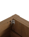 Freestanding single bathroom vanity 30" with reinforced corner joints for added stability | Ace Decor