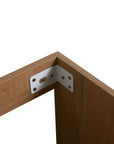 30’‘ & 36’‘ Brown Oak Wall-Mounted Bathroom Vanity with Gel Sink - 2 Drawers & Shelves