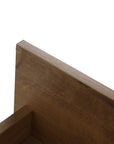 Close-up detail of 30" oak bathroom vanity panel with clean wood grain finish | Ace Decor