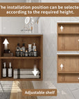 30" bathroom sink vanity with drawers featuring adjustable storage shelf for flexible organization | Ace Decor