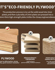 30" bathroom sink vanity with drawers made with durable eco-friendly plywood cabinet construction | Ace Decor