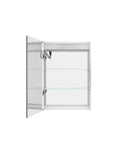 Calvante 28" LED Mirror Cabinet with Display - 3-Tier Storage, Anti-Fog