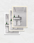 Calvante 28 inch LED mirror cabinet with defferent LED color temperature setting.