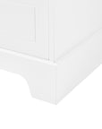 68” Bathroom Linen Cabinet – Tall Storage with Adjustable Shelves & Deep Drawers