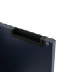Sage Flute Series 48" Navy Blue Floating Bathroom Vanity with Drop-Shaped Sink & Fluted Doors