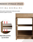 Adjustable interior storage of freestanding 24 inch bathroom vanity with sink, 24" | Ace Decor