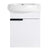 16" Soft-Close Bathroom Vanity with Sink – Ideal for Small Spaces color: Gloss White
