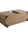 Bottom view of a 48 inch vanity for bathroom showing reinforced base structure and sturdy support legs | Ace Decor