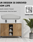 48 inch vanity for bathroom made with eco-friendly plywood and paint-free board, designed for durable everyday use | Ace Decor