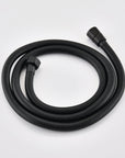 Avelar 9" Matte Black Rain Shower Set with Body Jets