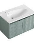 30" Wall-Mounted Bathroom Vanity with Soft-Close Doors – Modern & Space-Saving